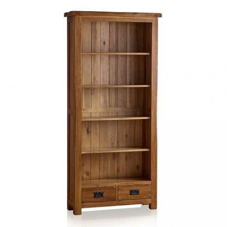 Rustic Oak : Kệ Sách Gỗ Sồi - 90cm